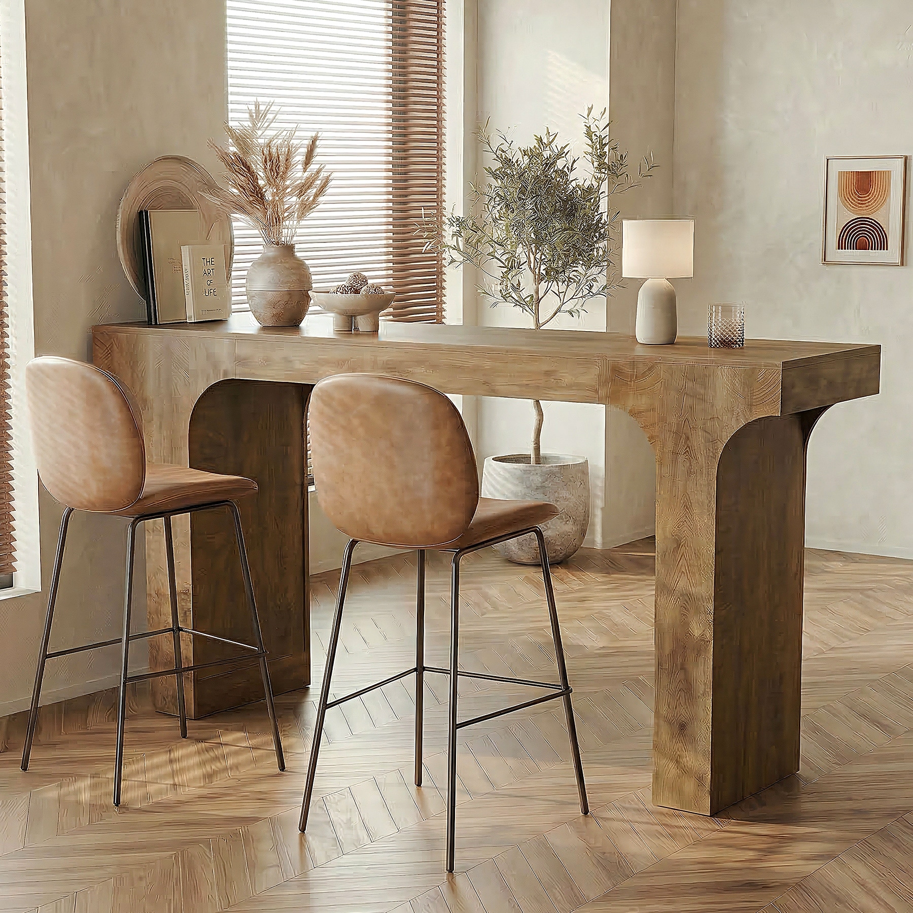 63-Inch Long Bar Table, Counter Height Pub Table, Rectangular High Top Bar Table, Home Bar Units