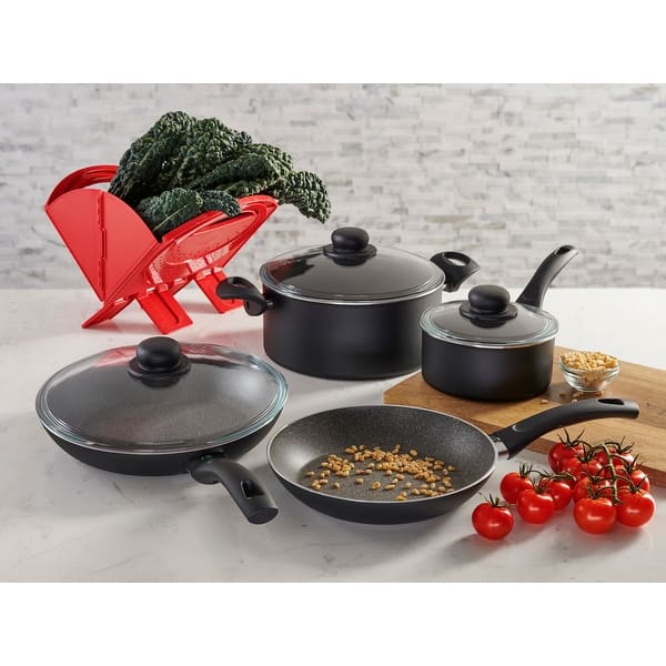 Ballarini Matera 8-pc Nonstick Cookware Set Aluminum Bed Bath