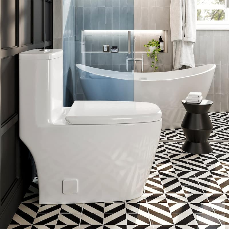 Eviva Acadia One Piece Toilet in White