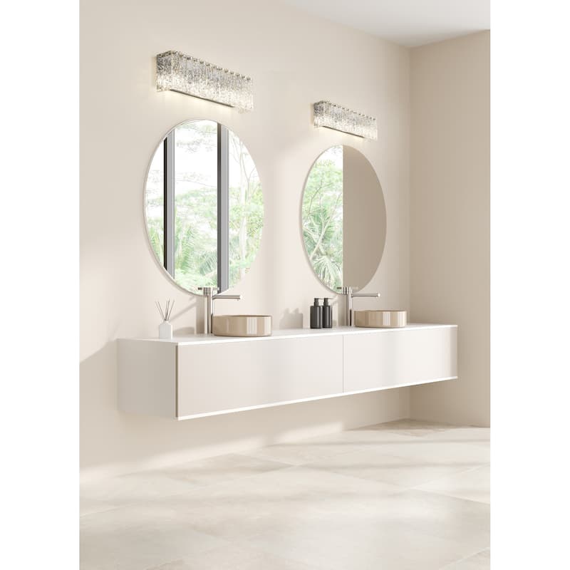 Z-Lite Glacier 3 Light Vanity - Chrome