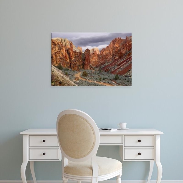 Easy Art Prints Jaynes Gallery's 'View Of Leslie Gulch' Premium Canvas Art