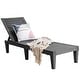 preview thumbnail 20 of 20, Costway Patio Lounge Chair Chaise Recliner Weather Resistant