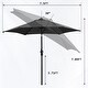 preview thumbnail 68 of 111, Autlaycil 7.5FT Patio Umbrella with Tilt and Crank