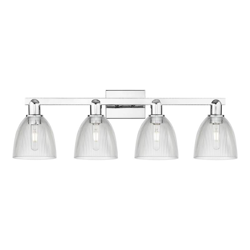 Innovations Lighting Endless Possibilities Arcadia - Castile - 4 Light 33" Bath Vanity Light - Clear/Polished Chrome