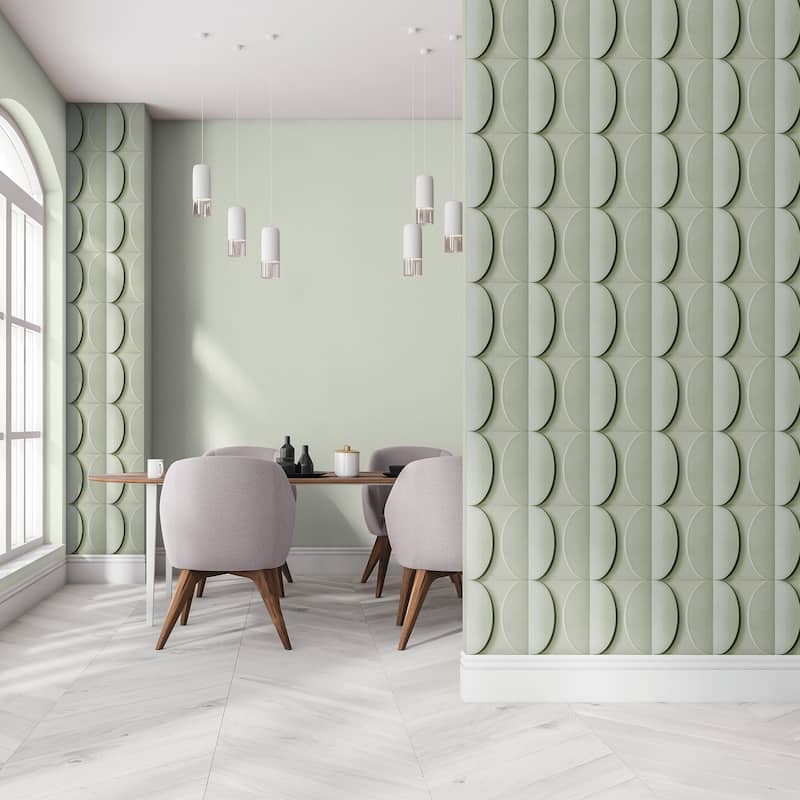 Galerie Wallcoverings Flora Plain Linen Texture Vinyl on Non-woven Lustre Wallpaper Roll