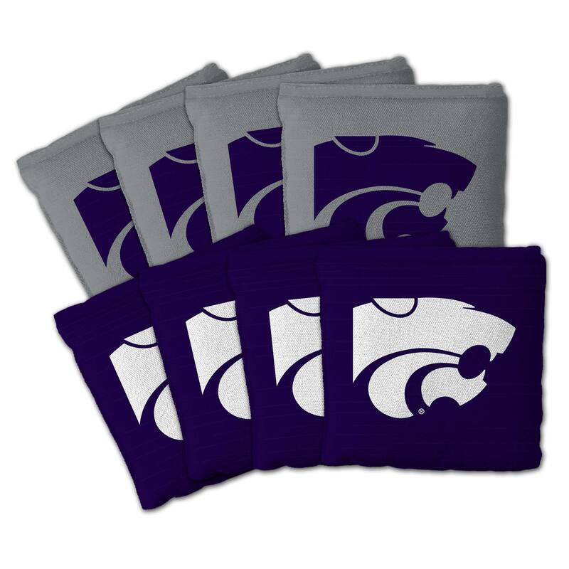 Kansas State Wildcats NCAA Dual Sided Pro Stop & Slide Cornhole Bags