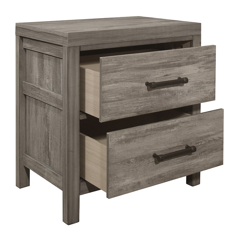 Bedroom Gray Finish Premium Melamine Laminate Wooden Furniture
