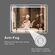 preview thumbnail 31 of 52, LED Bathroom Vanity Mirror Wall Mounted with Double Light Strip, 3-Color Dimmable, Anti-Fog, HD Tempered Glass, UL-Listed, ETL