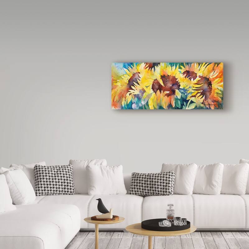 Annelein Beukenkamp 'Row Of Sun' Canvas Art