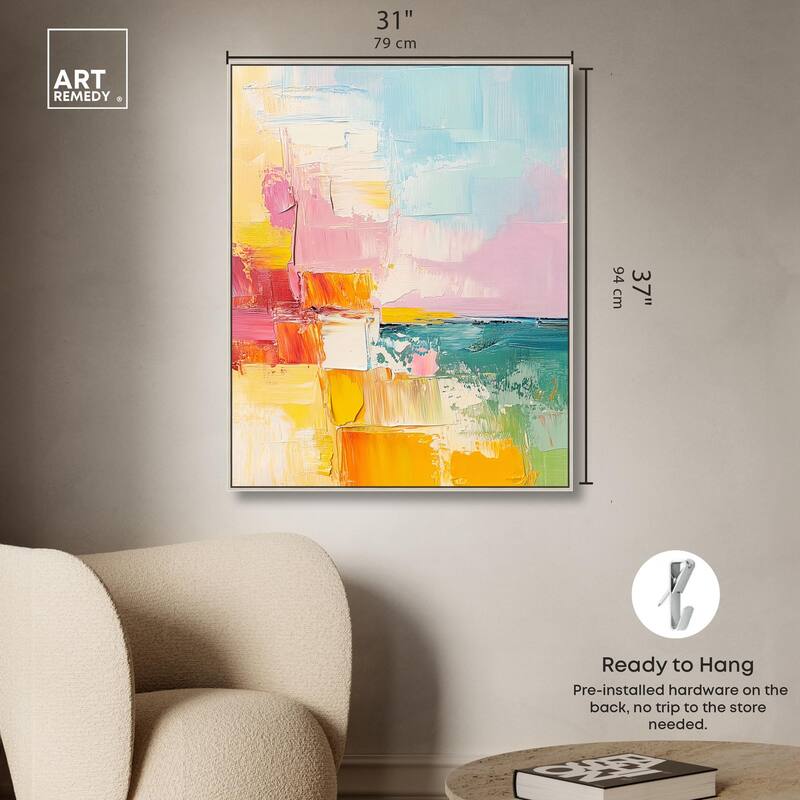 Hued Vista Canvas by Art Remedy