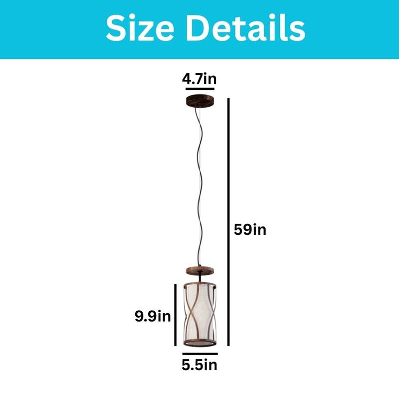 Farmhouse hallway lighting brown pendant light metal islandlighting