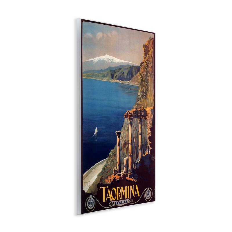 Stupell Tormina Italy Travel Poster Wall Plaque Art Design By Marcus Jules