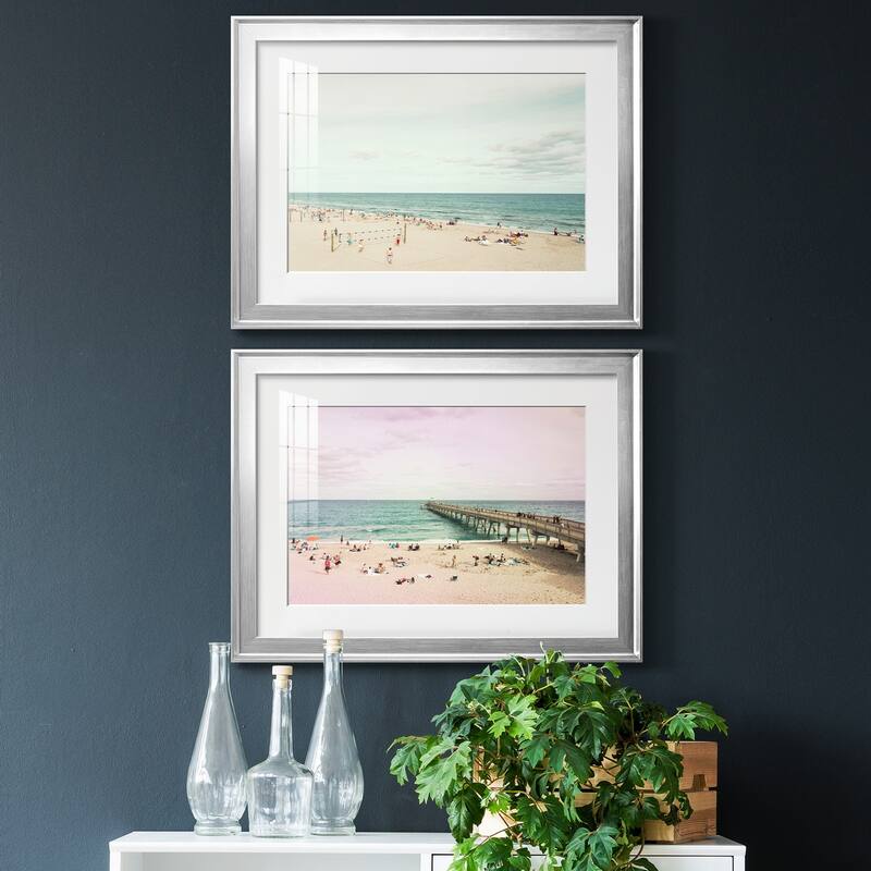 Day at the Beach Premium Framed Print - Ready to Hang