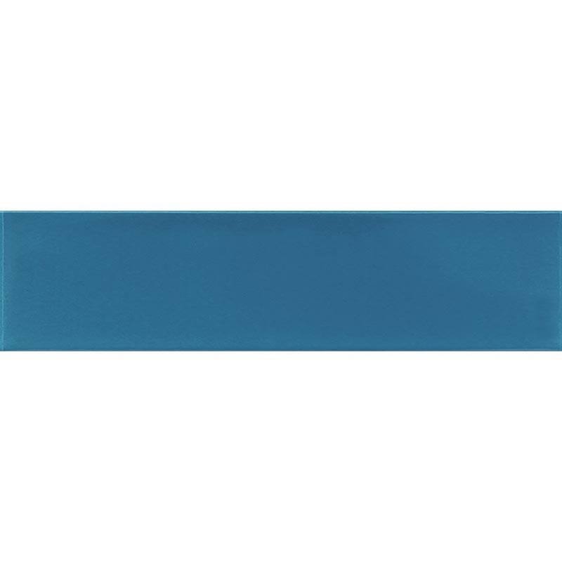 Apollo tile 4" x 16" Colorway Glossy Cerulean Blue Glass Tile (5.33 sq ft/case) - 12 Pack
