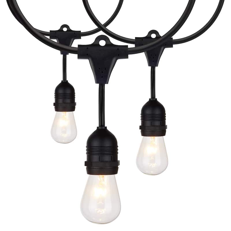 24Ft Incandescent String Light Includes 12-S14 bulbs 120 Volts