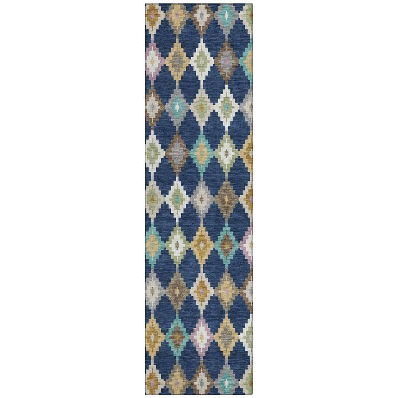 Machine Washable Indoor/ Outdoor Global Ahmet Chantille Rug