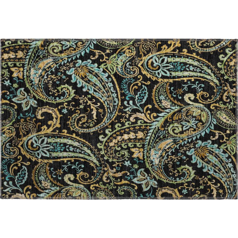 Premium Washable Super Soft Traditional Paisley Mayfield Rug
