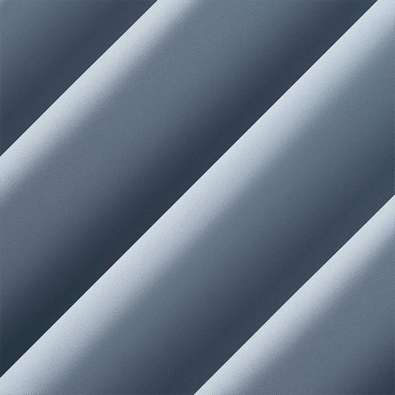 Sun Zero Sheridan Dual-Sided Magnetic Closure Total Blackout Grommet 2-Piece Curtain Panel Pair