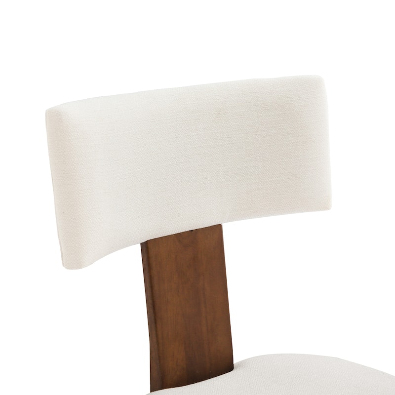 With Curved Backrest (2/4/6-Piece Set) Upholstered Dining Chairs - 19.1"D x 19.4"W x 33.6"H