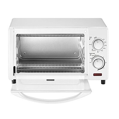 emerson toaster oven red
