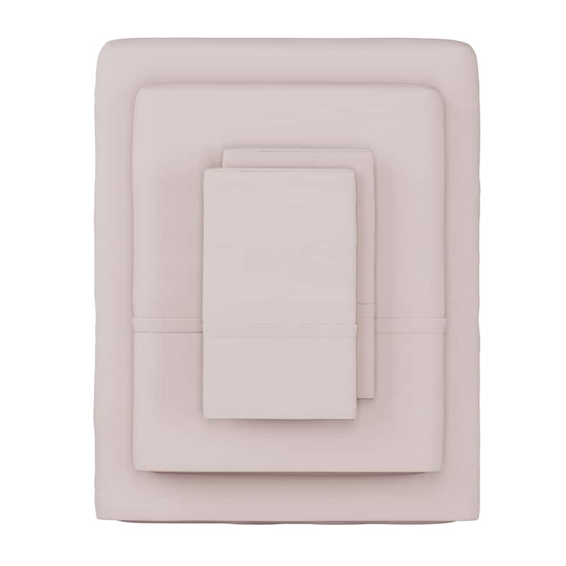 Brushed Microfiber Sheet Set-3 Piece Bed Linens-Fitted & Flat Sheets, Plus Pillowcase by Windsor Home (Twin XL, Beige)