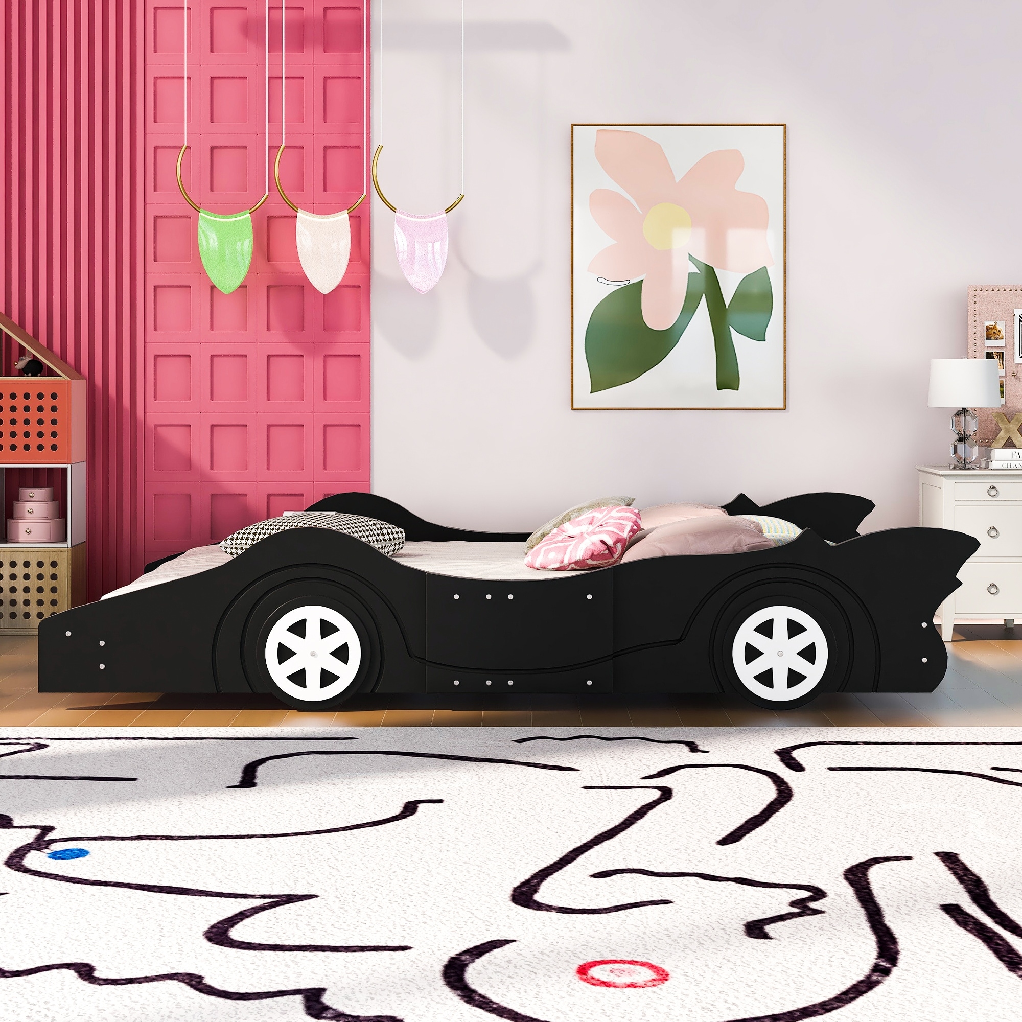 Race car bed full size cheap