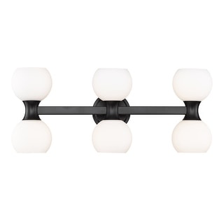 Artemis by Z-Lite 6 Light Vanity in Matte Black