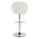 preview thumbnail 84 of 84, Porch & Den Livesey High Back Adjustable Bar Stool with Rounded T Footrest (Set of 2)