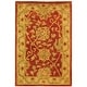 preview thumbnail 51 of 94, SAFAVIEH Handmade Antiquity Mazie Traditional Oriental Wool Rug 2' x 3' - Rust - Rectangle