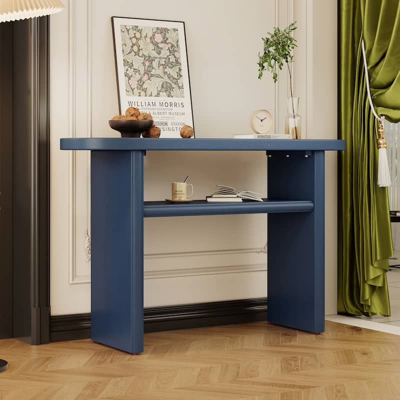 Elegant Minimalist Console Table(Navy)