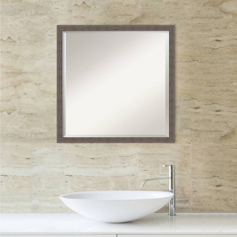 Beveled Bathroom Wall Mirror - Hera Frame