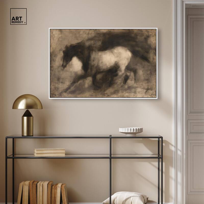Dark Horse Canvas by Art Remedy