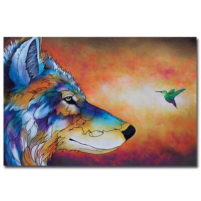 Desert Conversations by Micqaela Jones Gallery Wrapped Canvas Giclee Art (16 in x 24 in)
