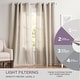 preview thumbnail 56 of 55, EXCLUSIVE HOME Loha Linen Grommet Top Curtain Panel Pair