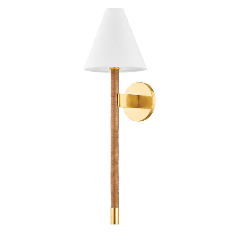 Hudson Valley Lighting 6623 Watkins 25" Tall Wall Sconce - Aged Brass