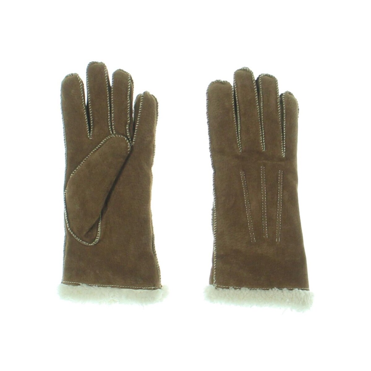 Shop Isotoner Womens Winter Gloves Leather Microluxe Lining M