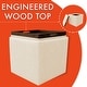 preview thumbnail 9 of 66, HomePop Storage Ottoman with Tray Top