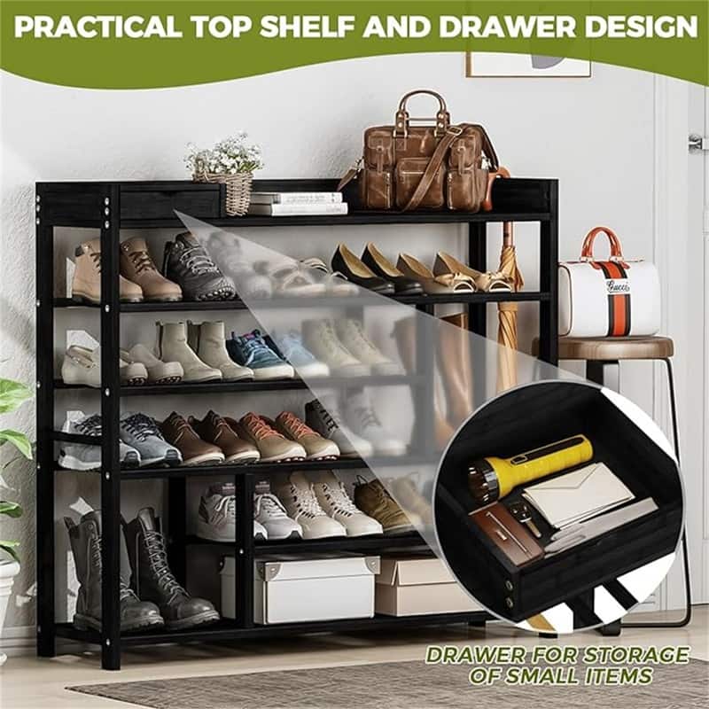 Shoe Rack - 39.7"D x 11.6"W x 39.3"H