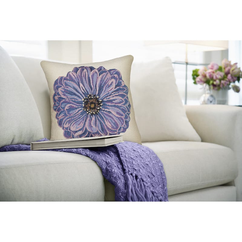 Liora Manne Marina Garden Flower Indoor/Outdoor Pillow