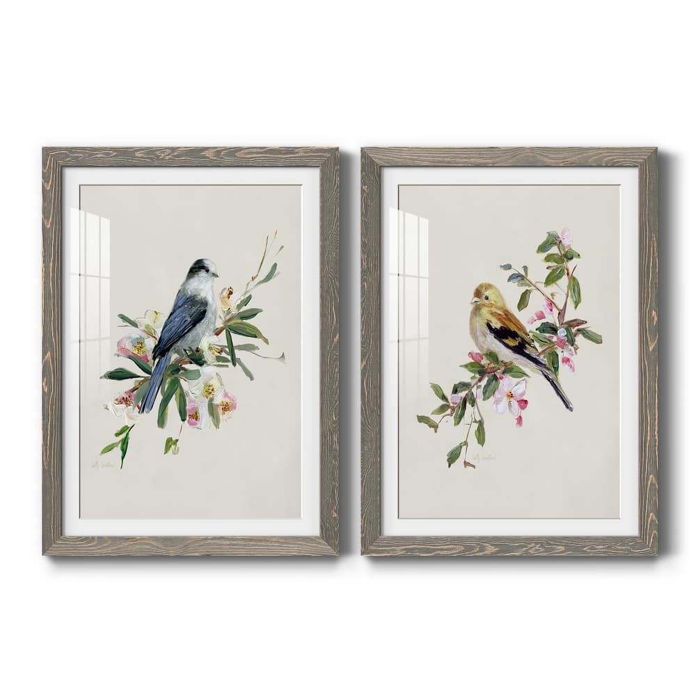 Spring Song Gray Jay-Premium Framed Print - Ready to Hang