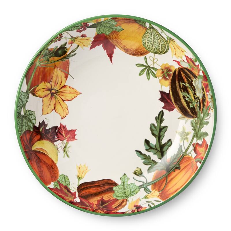 Certified Harvest Fields Serving Bowl 13" x 3" - 13.00"W x 13.00"D x 2.00"H