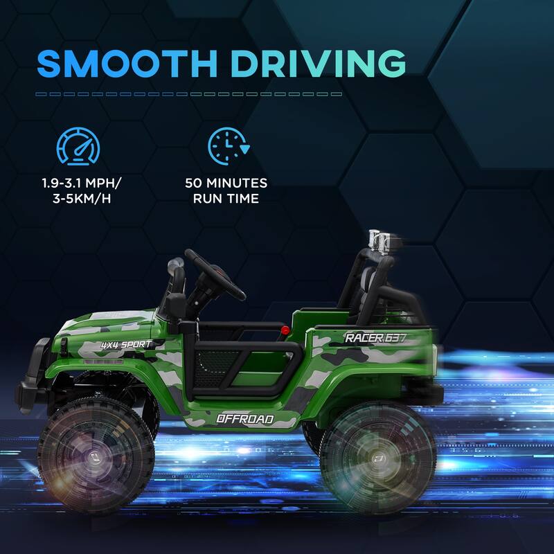 12V Kids Electric Car with Parent Remote, Ride-On Car Battery Powered Electric Car with 3 Speeds & Music