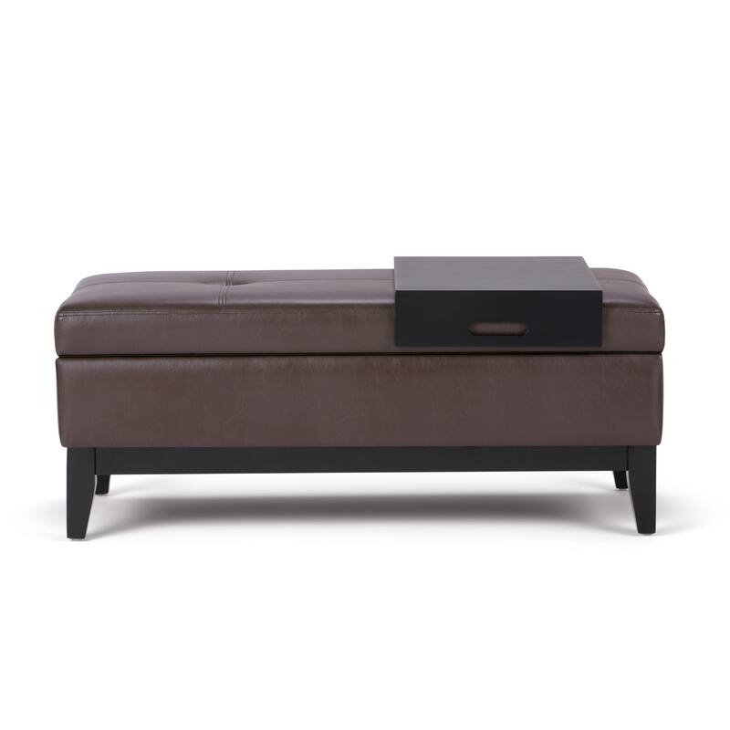 WYNDENHALL Jackson 42 inch Wide Rectangle Storage Ottoman