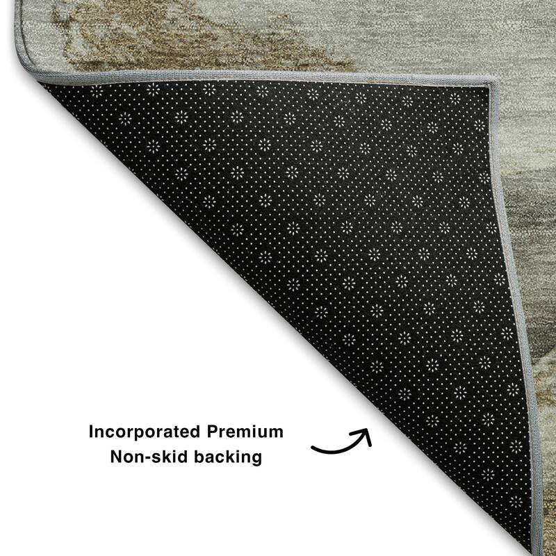 Premium Washable Super Soft Modern Floral Mayfield Rug