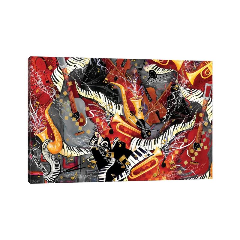 iCanvas "Music Jam" by Juleez Canvas Print