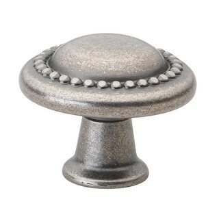 GlideRite Nickel Round Beaded Cabinet Knobs
