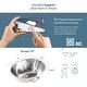 preview thumbnail 8 of 7, Freud Nickel 19" Oval Undermount Bath Sink with Cantara Faucet Kit