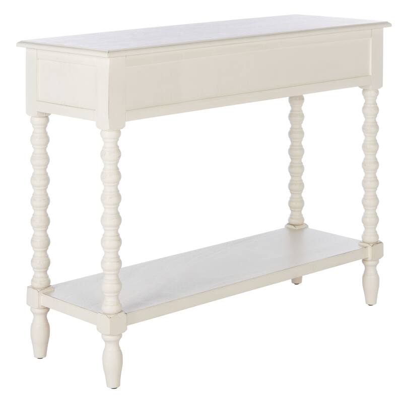 SAFAVIEH Henretta 2-Drawer Console Table - 35.5" W x 13" L x 29.5" H - 35.5" W x 13" L x 29.5" H - 36Wx13Dx30H