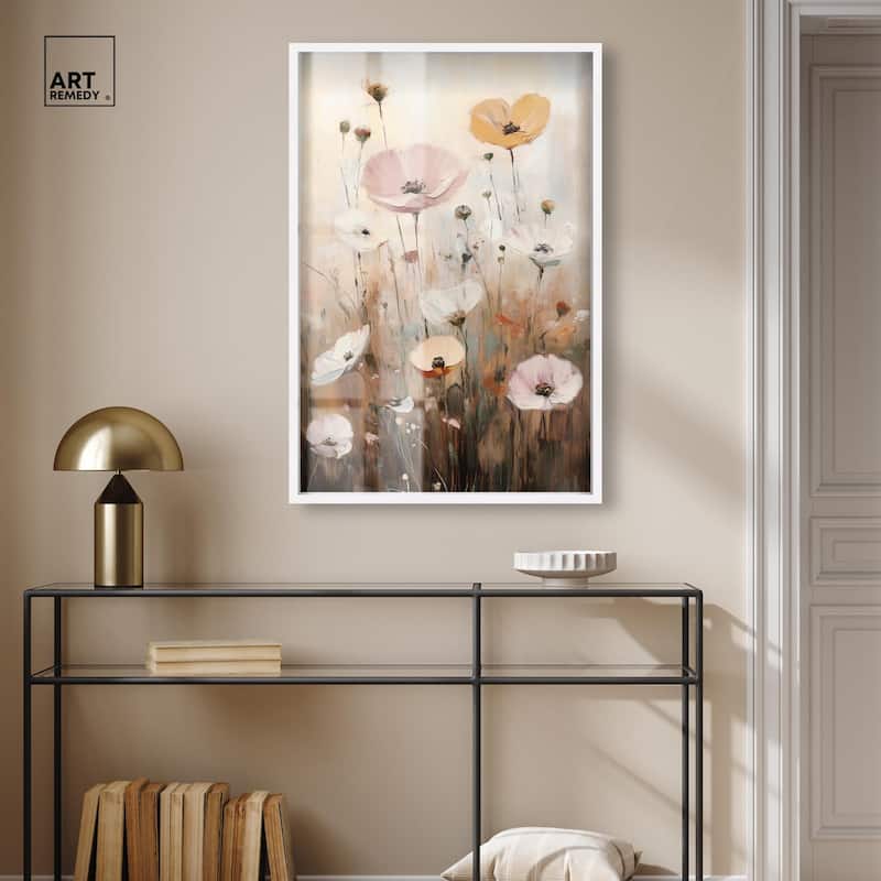 Delicate Flowers in Bloom Shadowbox by Art Remedy