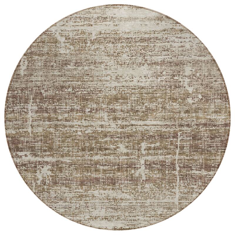 Machine Washable Indoor/ Outdoor Chantille Solid Ombre Rug